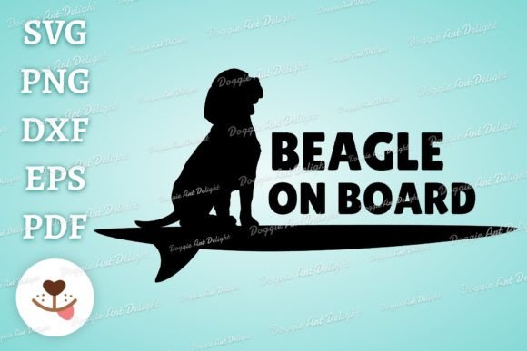 Beagle on Board Graphics for Local Business Branding