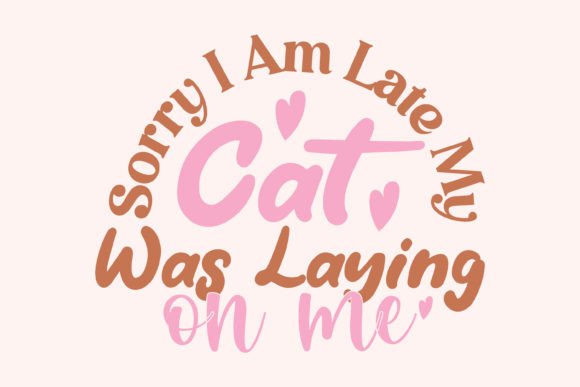 Fun Cat Quote Doodle Graphics for Crafts