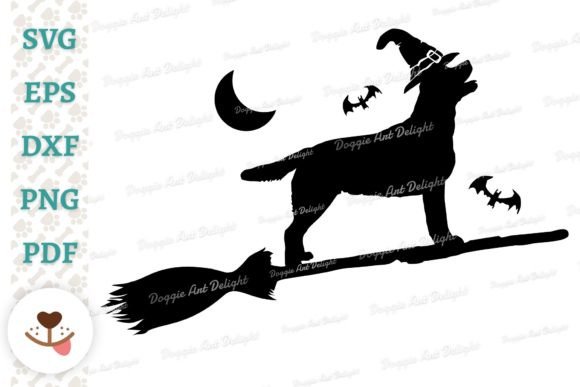 Fun Halloween Labrador Dog Graphics for Crafts