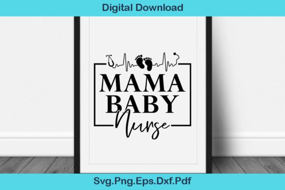 Fun Mama Baby Nurse Svg T Shirt