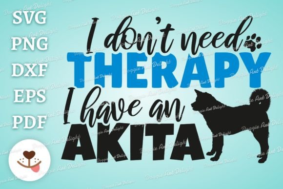 Funny Akita Inu Dog Lover Svg Png Dxf for Crafts and Graphics