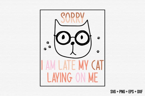 Funny Cat Quote Doodle SVG Design for Crafts and Graphics