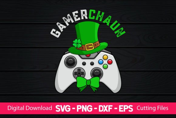 Gamerchaun Funny St Patrick's Day Graphics for Crafts