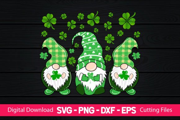 Gnomies Funny St Patrick s Day Graphics for Crafts
