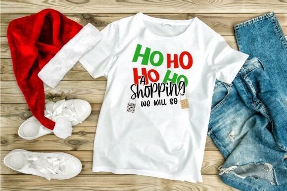 Ho Ho Ho Ho A Shopping We Will Go Graphics for Crafts