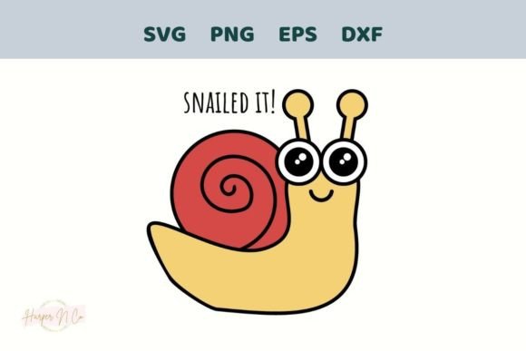 Snailed It SVG: A Graphic for Playful Branding